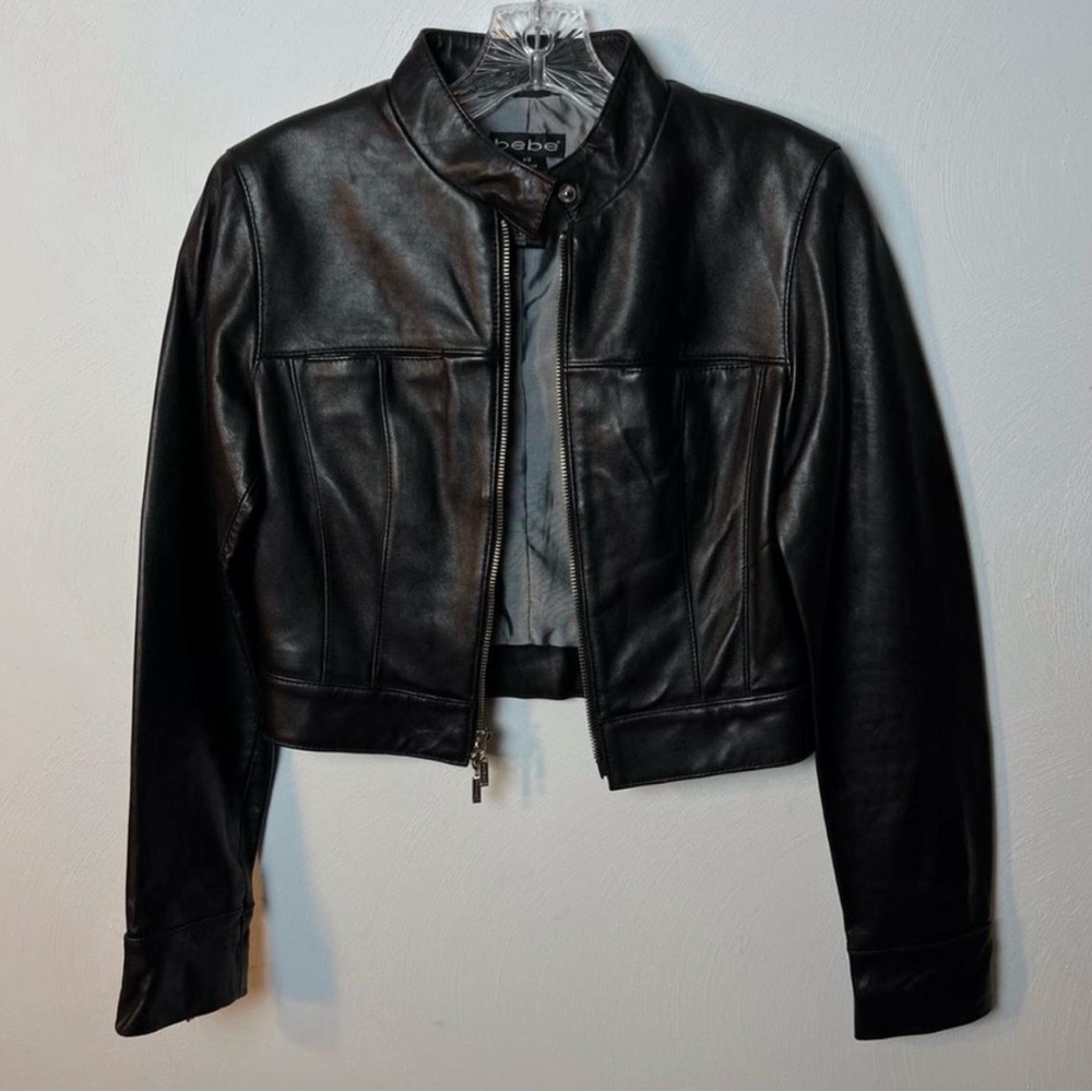 Black Bebe Leather Jacket